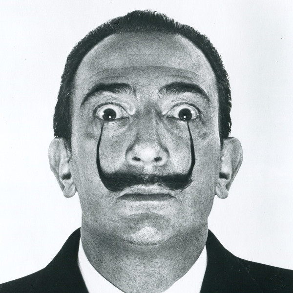 Dali Mustache 1953 by Philippe Halsman