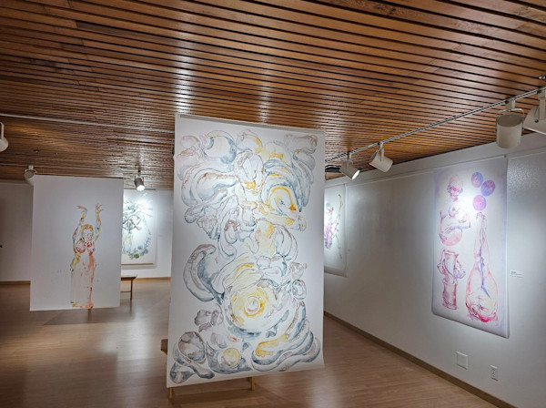 Installation: "We Are Volcanoes" solo exhibition at the University of Minnesota, St. Paul, MN