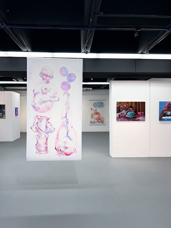 Installation images: "The Fate of Eve" at Golden West College, Huntington Beach, CA