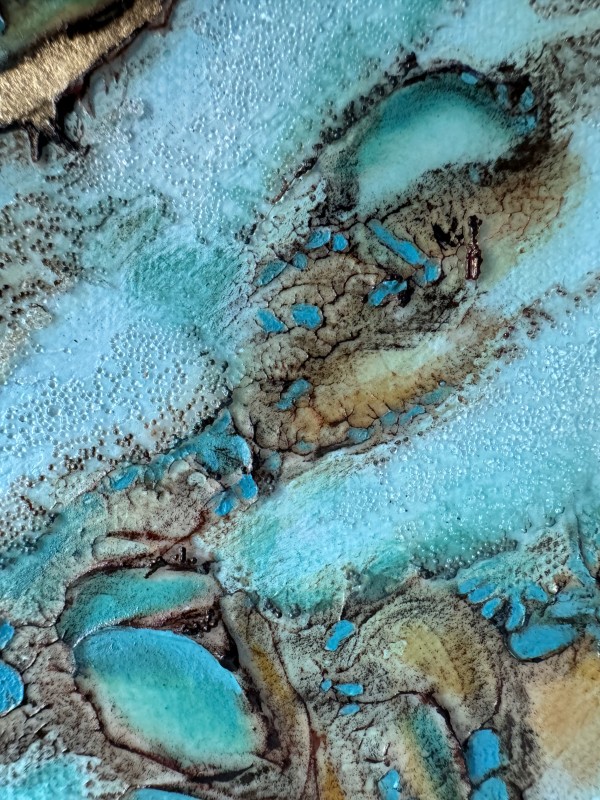 'Rock Pools 4 Closeup #4' - Fine Art Giclée Print - A5 size $30 by Jude Scott