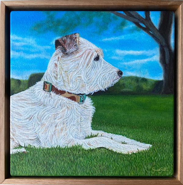 Commissioned Painting - 'Sniffer' by Jude Scott