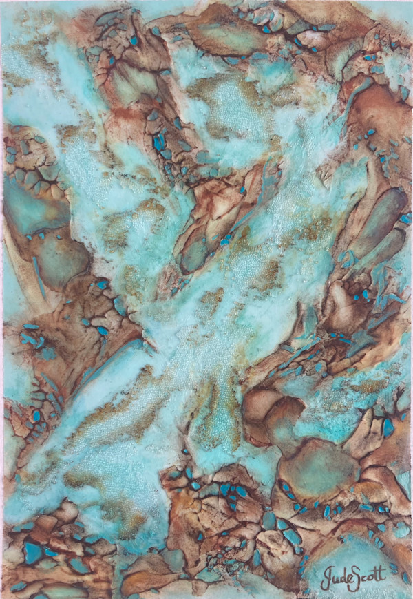 Rock Pools 10 by Jude Scott