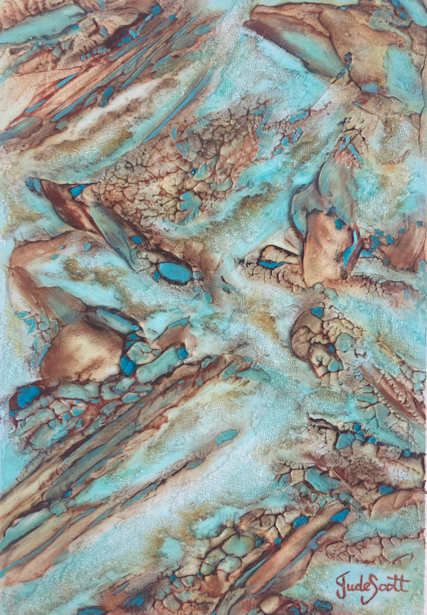 Rock Pools 9 by Jude Scott