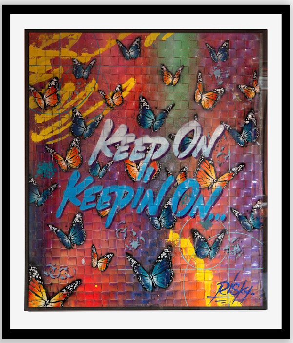 Keep On Keepin On Woven by RISK