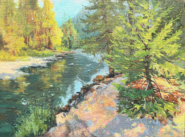 Sun Struck on the River by Nancy Romanovsky