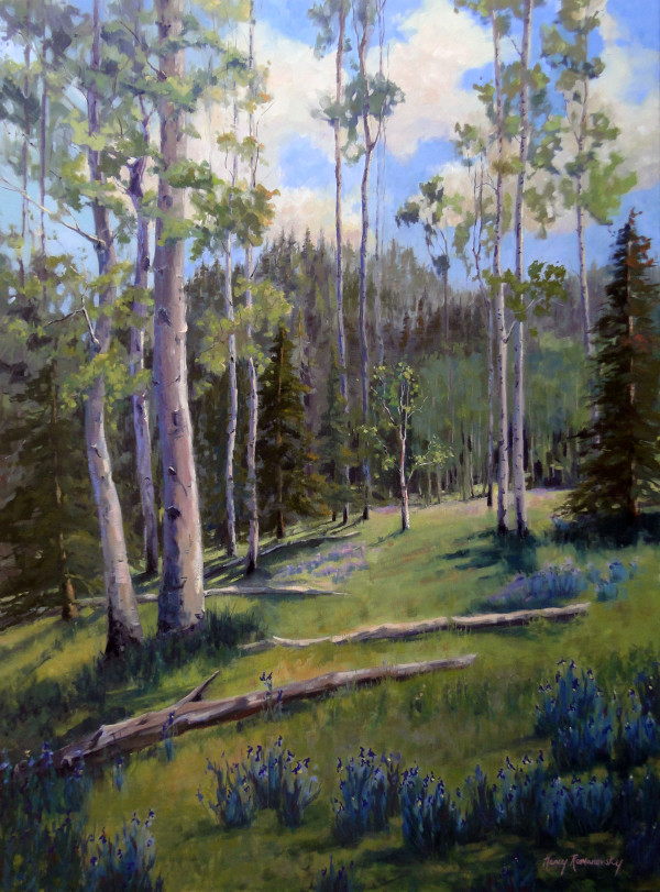 Forest Walk by Nancy Romanovsky