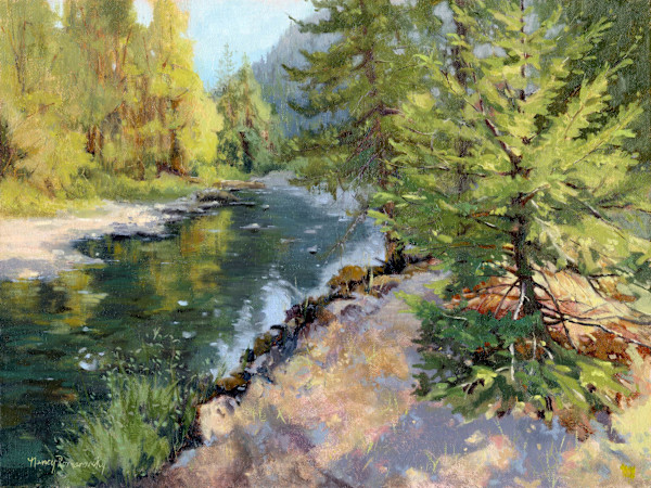 Little River in the Pacific Taiga by Nancy Romanovsky, Image 1.