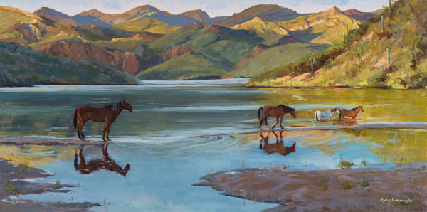 Salt River Horses by Nancy Romanovsky