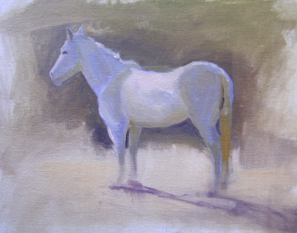 Horse study by Nancy Romanovsky