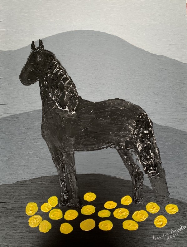 Feng Shui Horse III by Cecilia Anastos