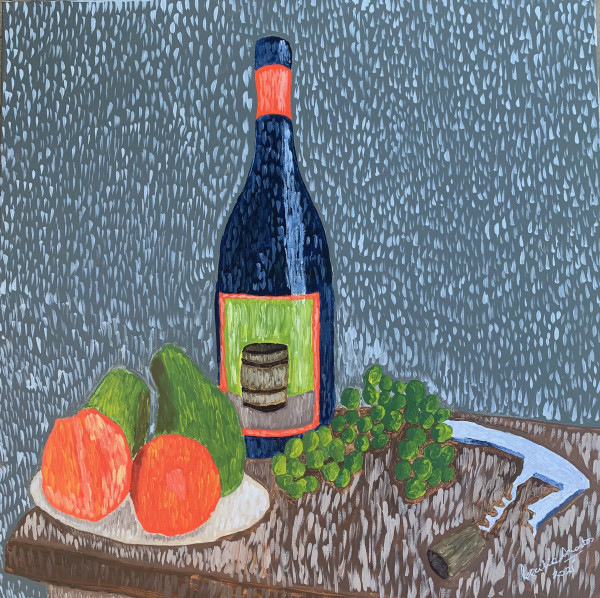 Wine and Fruits by Cecilia Anastos