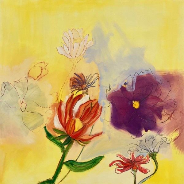 Yellow Flowers by Jennifer Davey