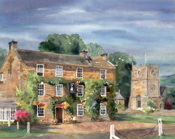 England Wales Scotland - Rose and Crown - 2004 Karen Brown by Jann Lawrence Pollard
