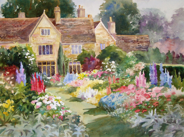 Westwell Manor Perennial Garden by Jann Lawrence Pollard