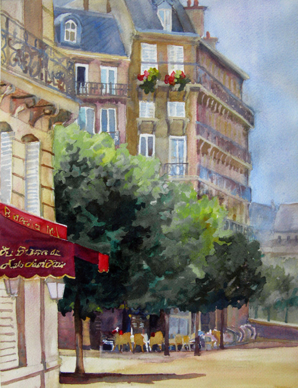 Morning on L'Isle St. Louis, Paris by Jann Pollard