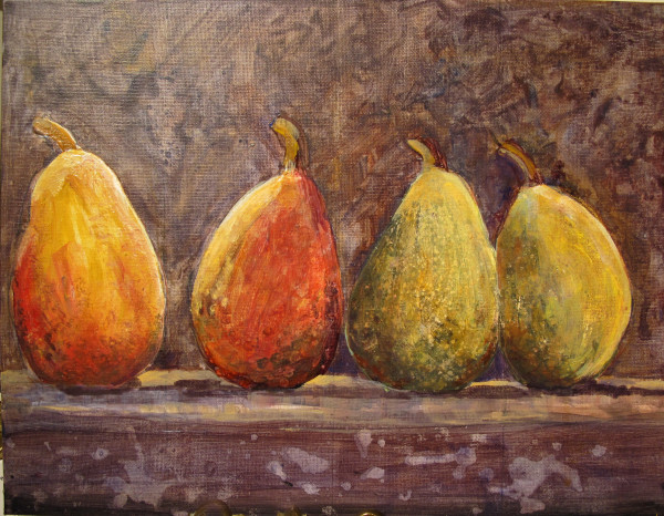 Four Pears by Jann Lawrence Pollard