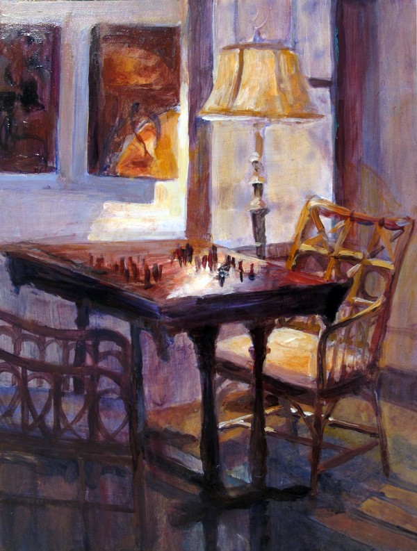 Chess on a Rainy Day by Jann Lawrence Pollard