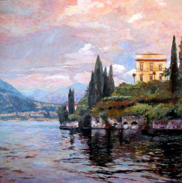 Reflections on Lake Como by Jann Lawrence Pollard