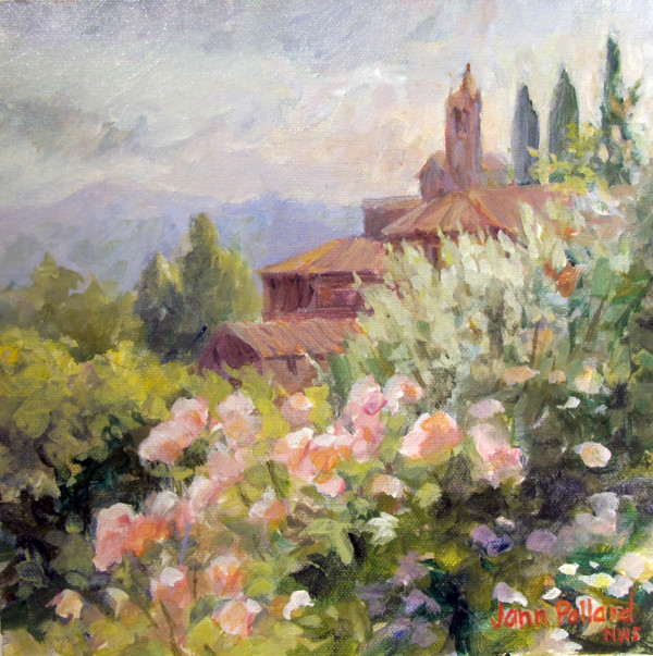 Villa le Barone Roses at San Leolino by Jann Lawrence Pollard