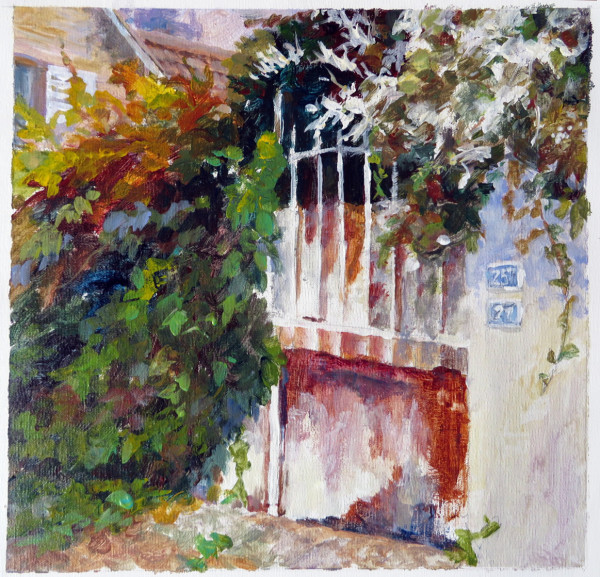 Gate on Blvd de Monet - Giverny by Jann Lawrence Pollard