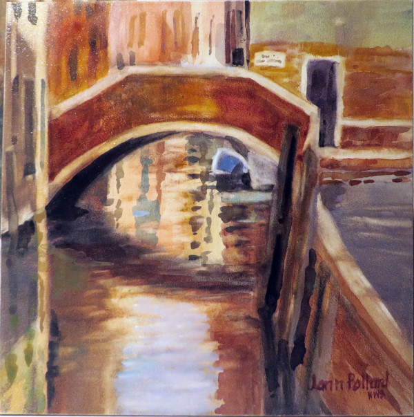 Venice Canal Reflections by Jann Lawrence Pollard