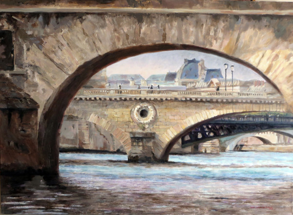 Six Bridges on the Seine by Jann Lawrence Pollard