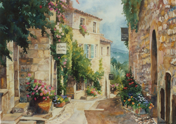 St. Paul de Vence,  Provence, France by Jann Lawrence Pollard
