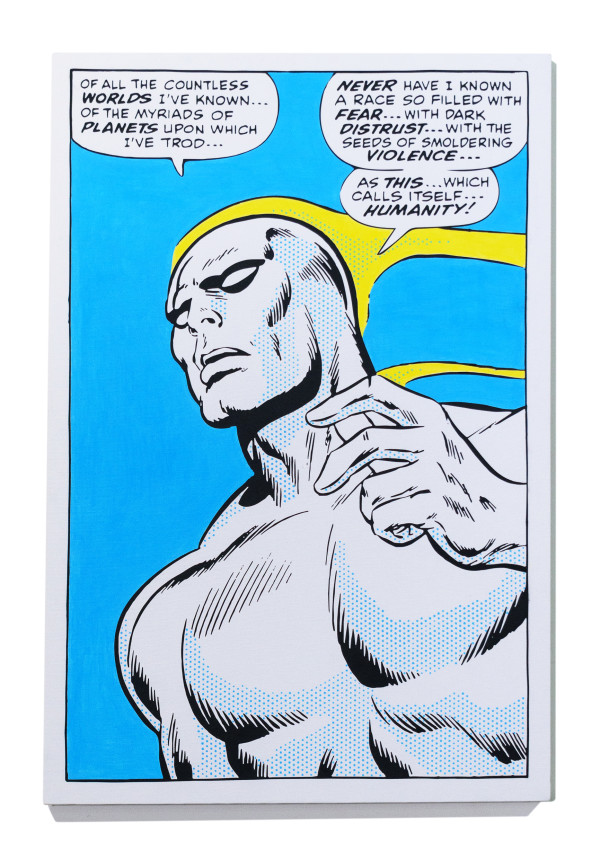 Silver Surfer Contemplates Humanity by Alex Whitlam