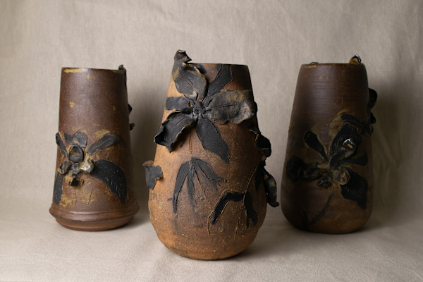 wild pigment vases by emma estelle chambers