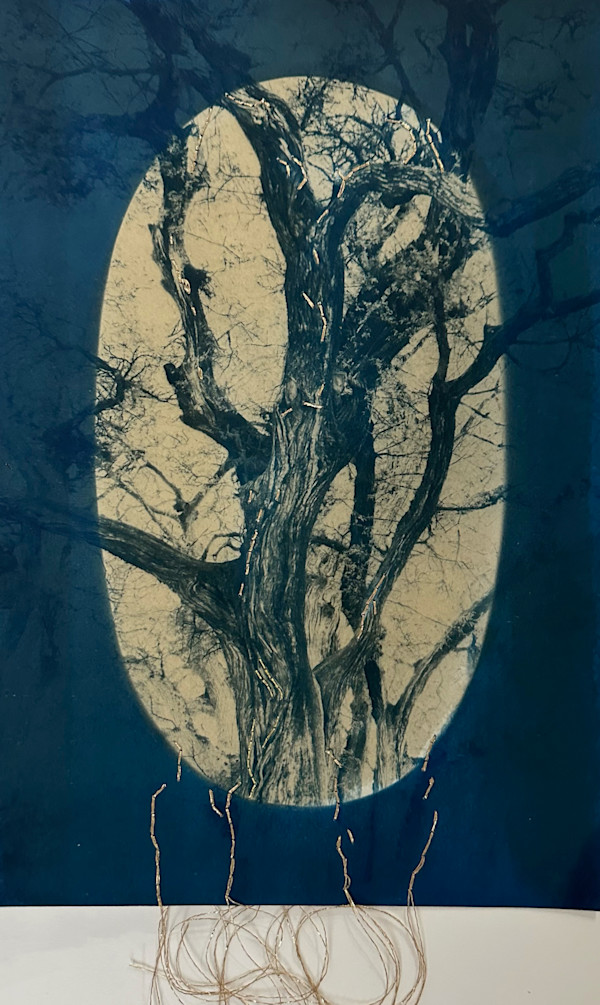 Homage to Kintsugi (with Oak Tree), Unique by Dora Somosi