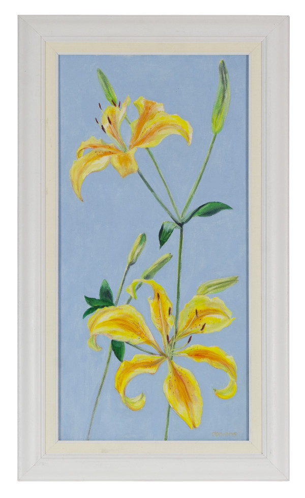 Yellow Lilies by Phyllis Anna Stevens Estate