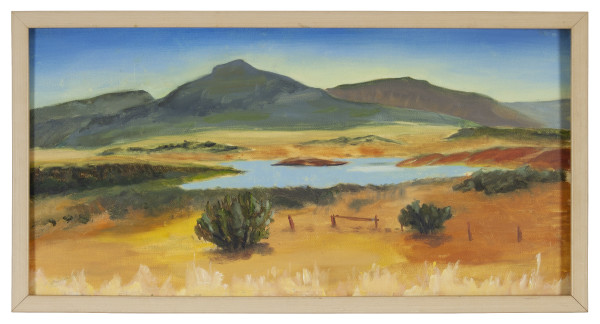 View of Pedernal, New Mexico by Phyllis Anna Stevens Estate