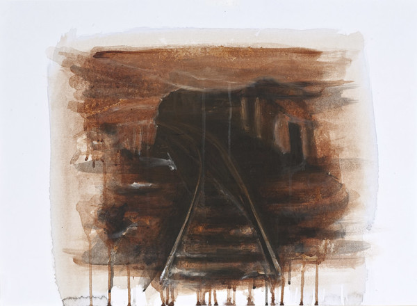 Coal Train Tracks by Mary Lou Dauray