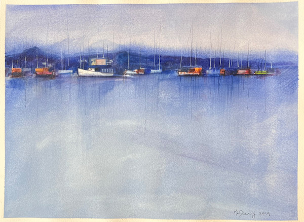 Sailboats by Mary Lou Dauray
