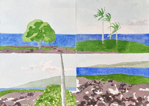 4 Scenes Hawaii by Mary Lou Dauray
