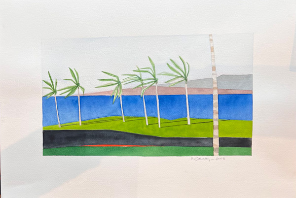 Palm Trees Dancing by Mary Lou Dauray