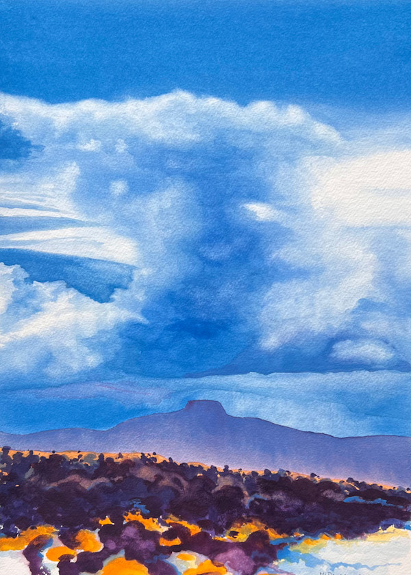 Clouds Over the Pedernale by Mary Lou Dauray
