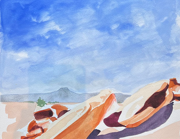 Pedernale and Rocks by Mary Lou Dauray