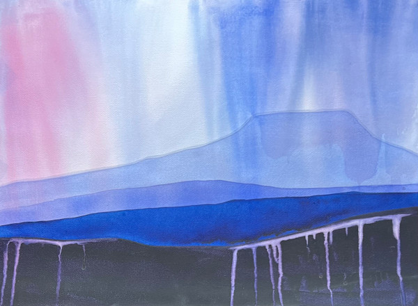 Rain on the Pedernale by Mary Lou Dauray