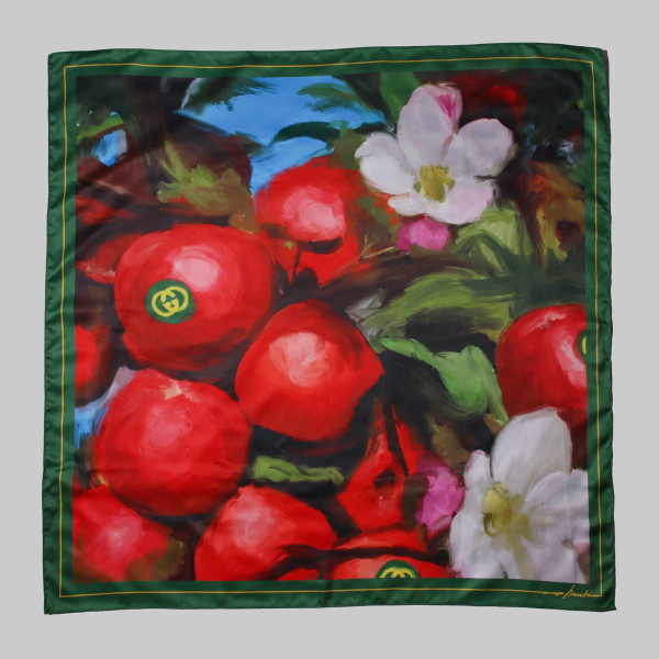 Gucci Apples (Scarf) by Anna Bautista