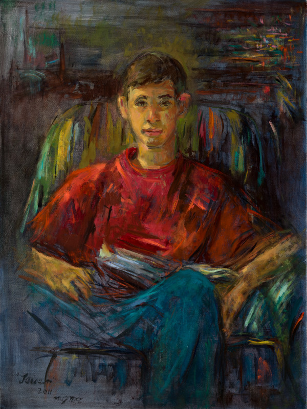 Portrait of Javan McClung by Miriam McClung