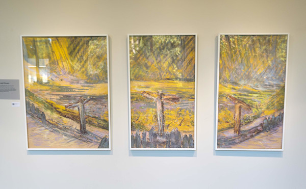 The Crucifixion (Left Panel) by Miriam McClung, Image 4.
