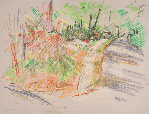 Stations of the Cross - Study - Altamont Road by Miriam McClung