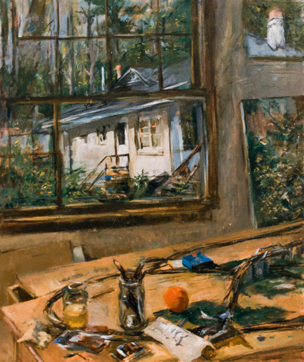 Looking Out the Playroom Window by Miriam McClung