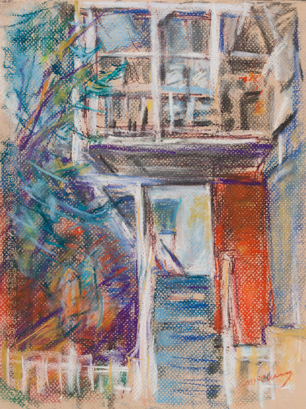 Burnsville Stairs by Miriam McClung