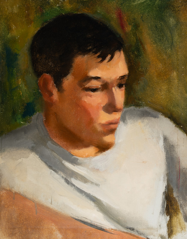 Boy in the White Shirt by Miriam McClung, Image 1.