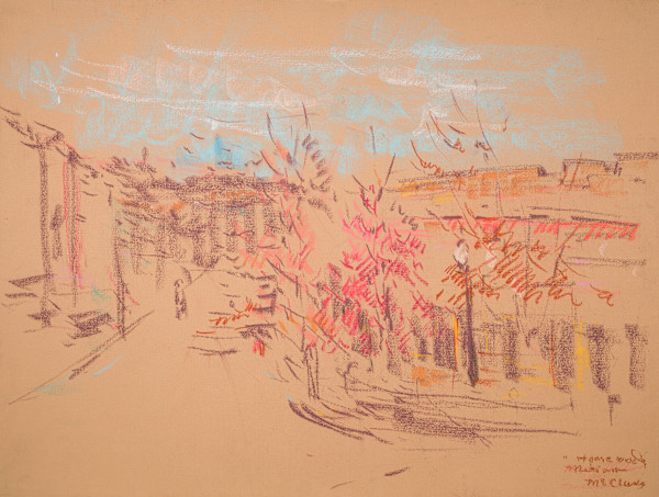 The Curb in Homewood, Alabama by Miriam McClung