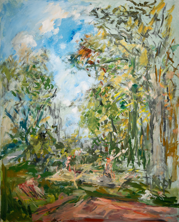 Pickle Ball and China Balloon Cloud by Miriam McClung