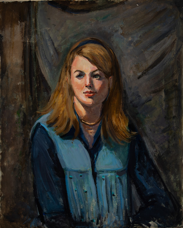 Girl in the Blue Dress by Miriam McClung, Image 1.
