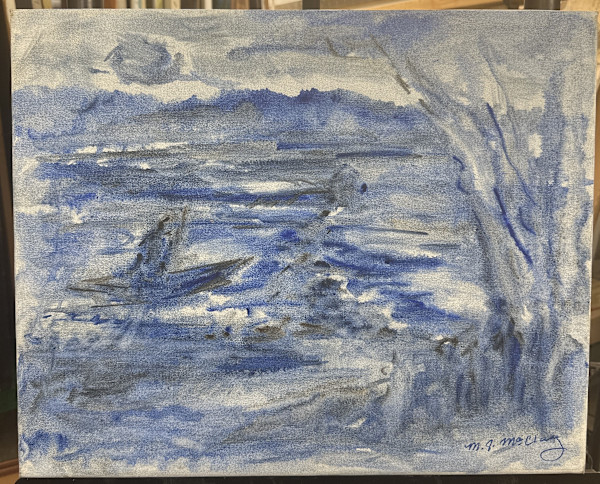 Study for Moon River by Miriam McClung